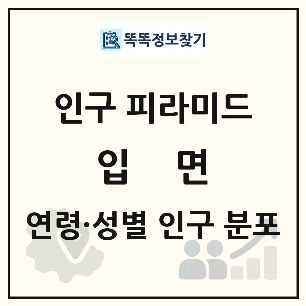 입면 인구 피라미드 링크 그림